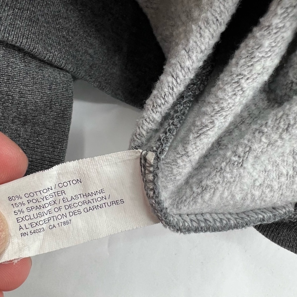 Gap Grey Stretch Hoodie Ladies Medium - Picture 2 of 4